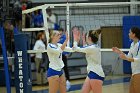 VB vs MHC  Wheaton Women's Volleyball vs Mount Holyoke College. - Photo by Keith Nordstrom : Wheaton, Volleyball, VB